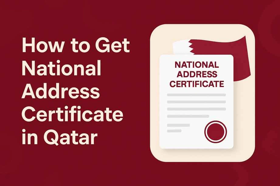 National address certificate qatar