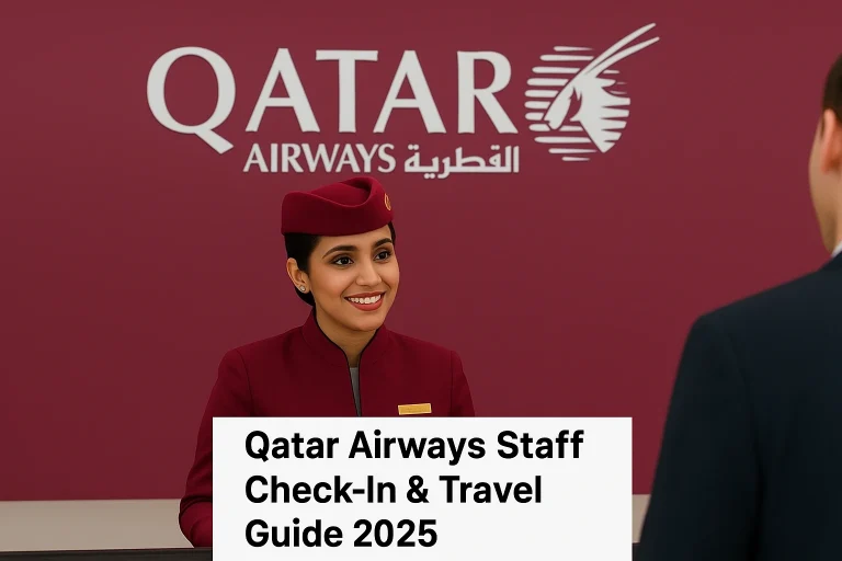 qatar airways staff check-in guide