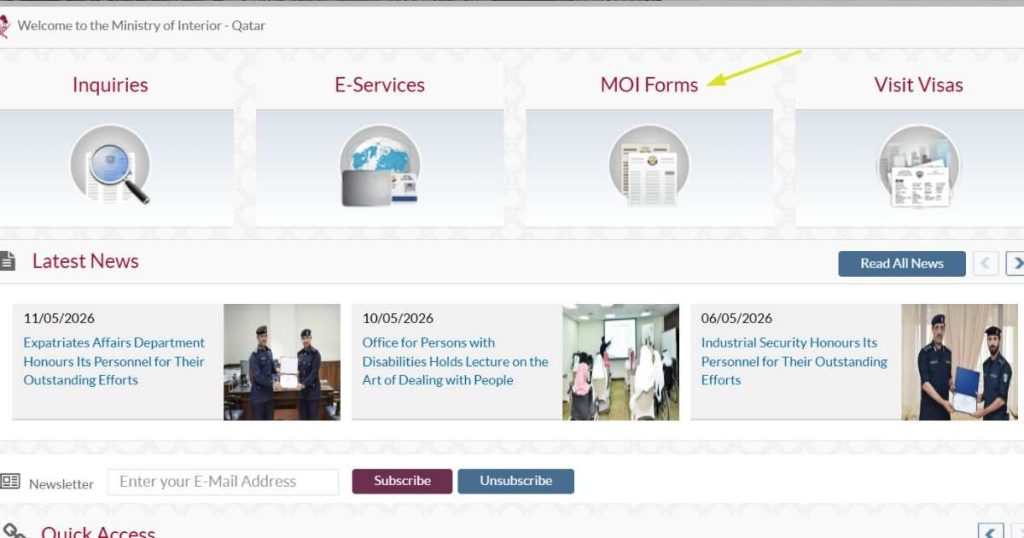 recover lost qatar id