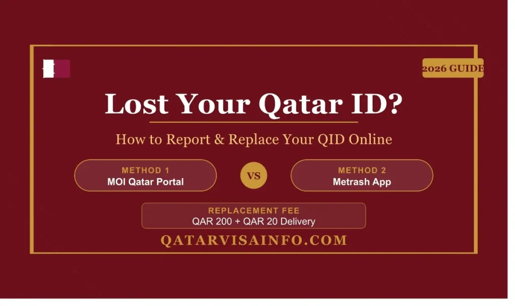 Recover lost qatar id