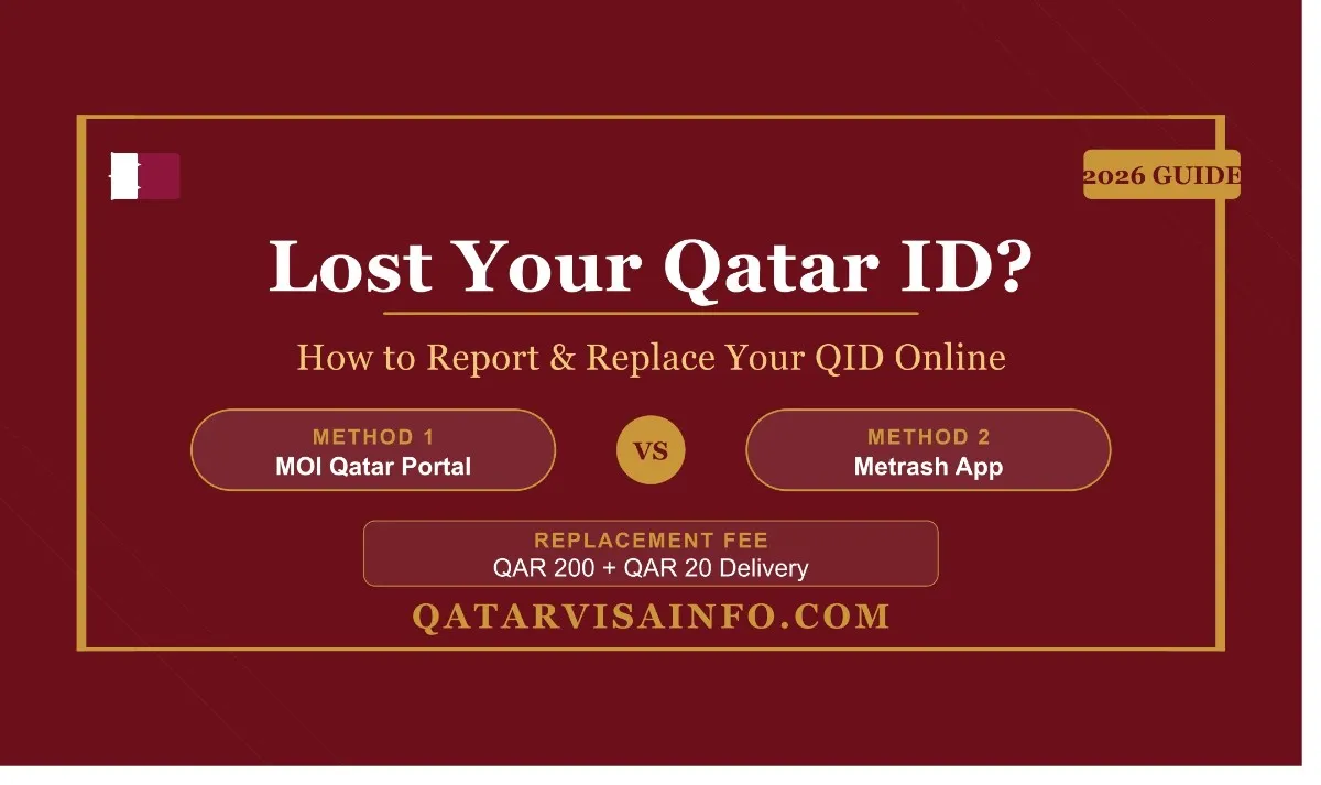 Recover lost qatar id